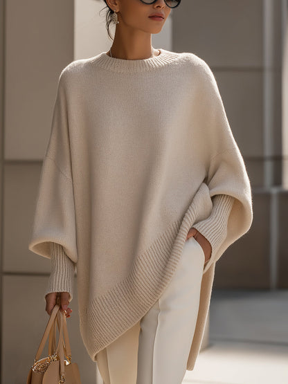 Ludovica | Maglione Oversize con Scollo Ampio
