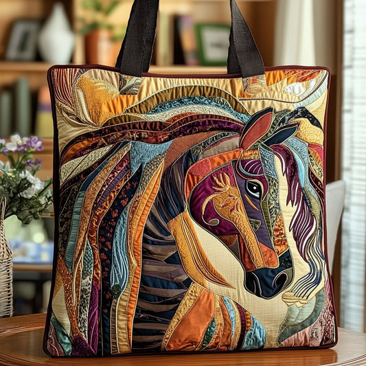 Borsa Artigianale - Cavallo a Mosaico Multicolore