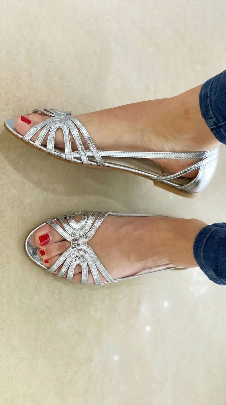 Eleonora | Sandalias Doradas de Luz