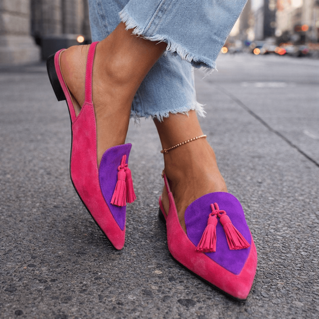 Elena – Sandalias con Tiras y Flecos