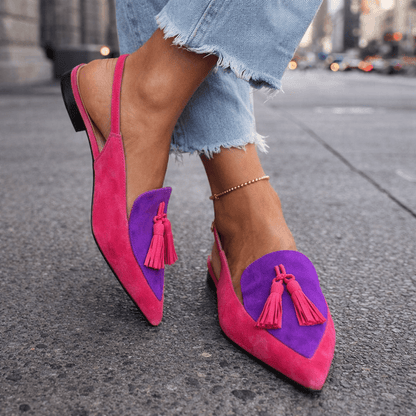 Elena – Sandalias con Tiras y Flecos