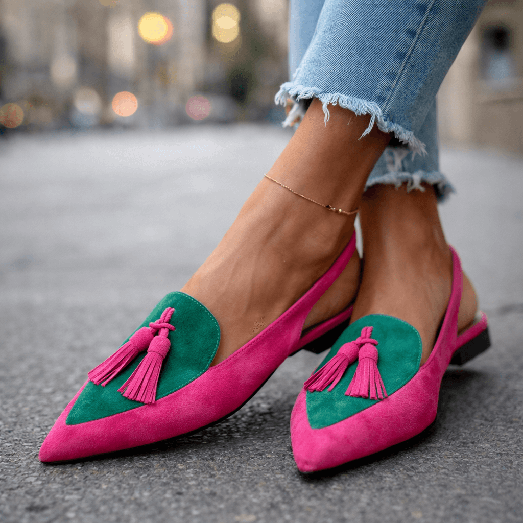 Elena – Sandalias con Tiras y Flecos