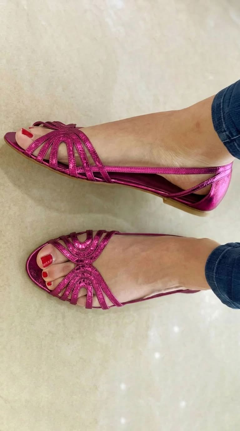 Eleonora | Sandalias Doradas de Luz