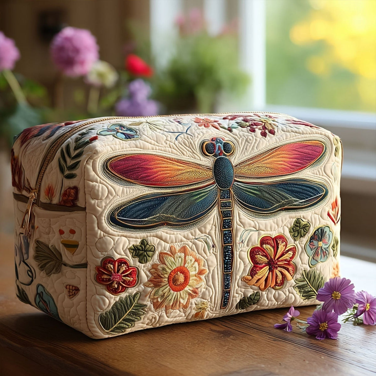 Borsa per trucco trapuntata Breeze Catcher