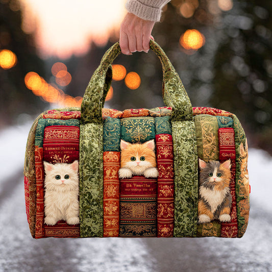 Borsa a Tracolla Trapuntata Cat Chapter