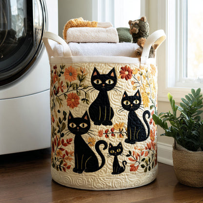 Luna – Cesto de Lavandería con Elegante Diseño de Gato