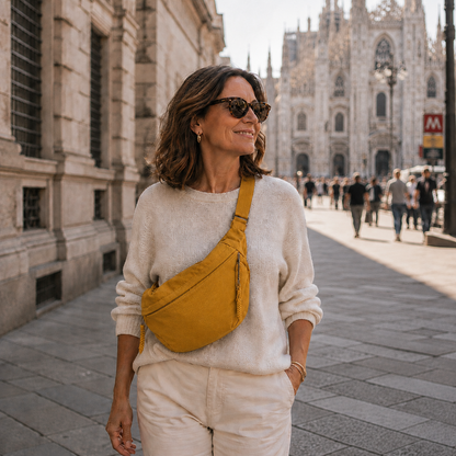 Fernanda | Borsa a Spalla Ocra