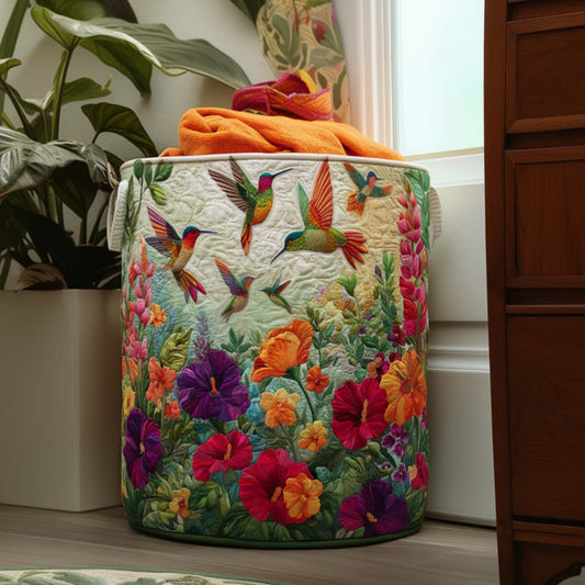 Flora | Cesta para la Ropa Mariposas y Flores