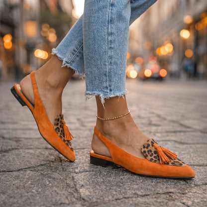 Elena – Sandalias con Tiras y Flecos