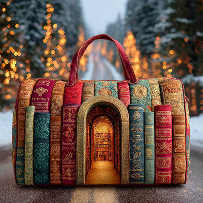 Borsa da viaggio trapuntata Hidden Library