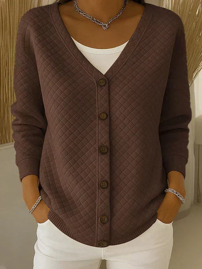 Eleonora | Cardigan Trapuntato con Bottoni
