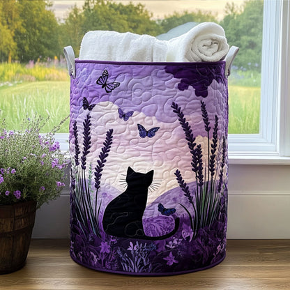 Luna – Cesto de Lavandería con Elegante Diseño de Gato