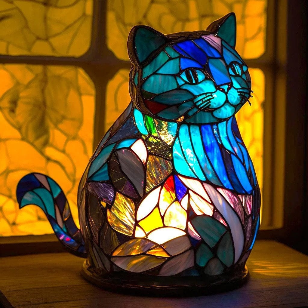 Lámpara de Globo con Gato Nala Azul