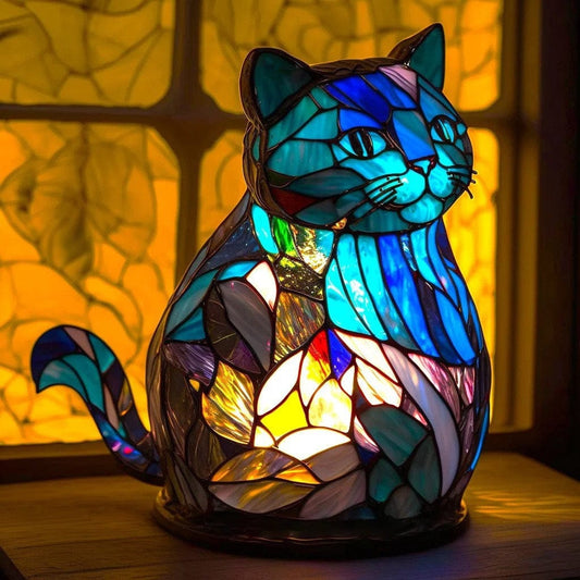 Lámpara de Globo con Gato Nala Azul