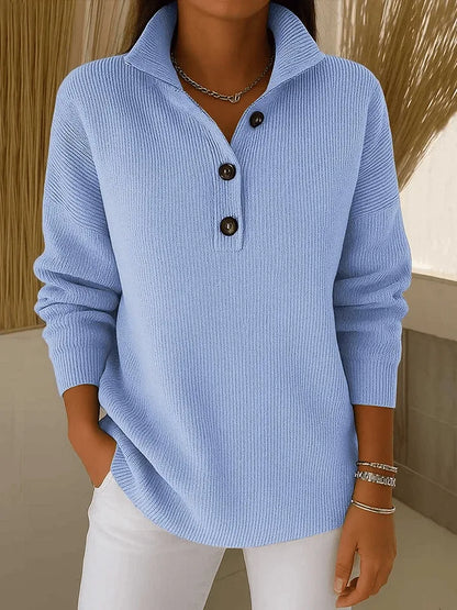 Amalia | Maglione Polo con Scollo a V