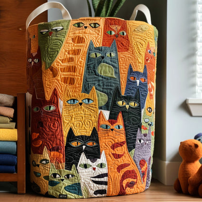 Luna – Cesto de Lavandería con Elegante Diseño de Gato