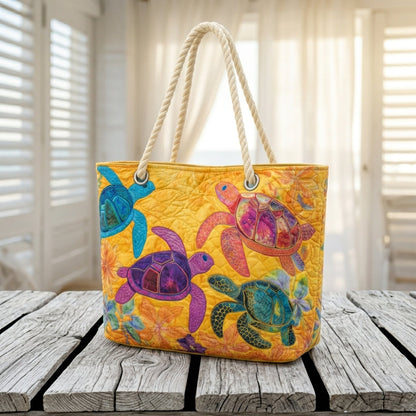 Borsa da Spiaggia - Sogno di Tartaruga Corallo