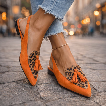 Elena – Sandalias con Tiras y Flecos