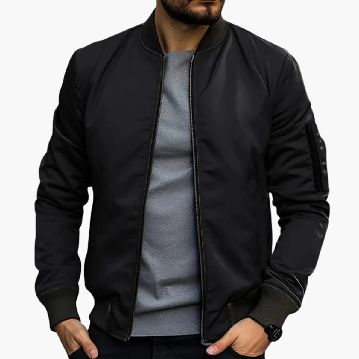 ARMANDO™ – Chaqueta Bomber Business Casual