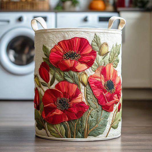 Ruby | Cesta para la Ropa Sueño de Amapolas Escarlata