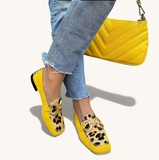 Assunta – Mocasines con Estampado Animal
