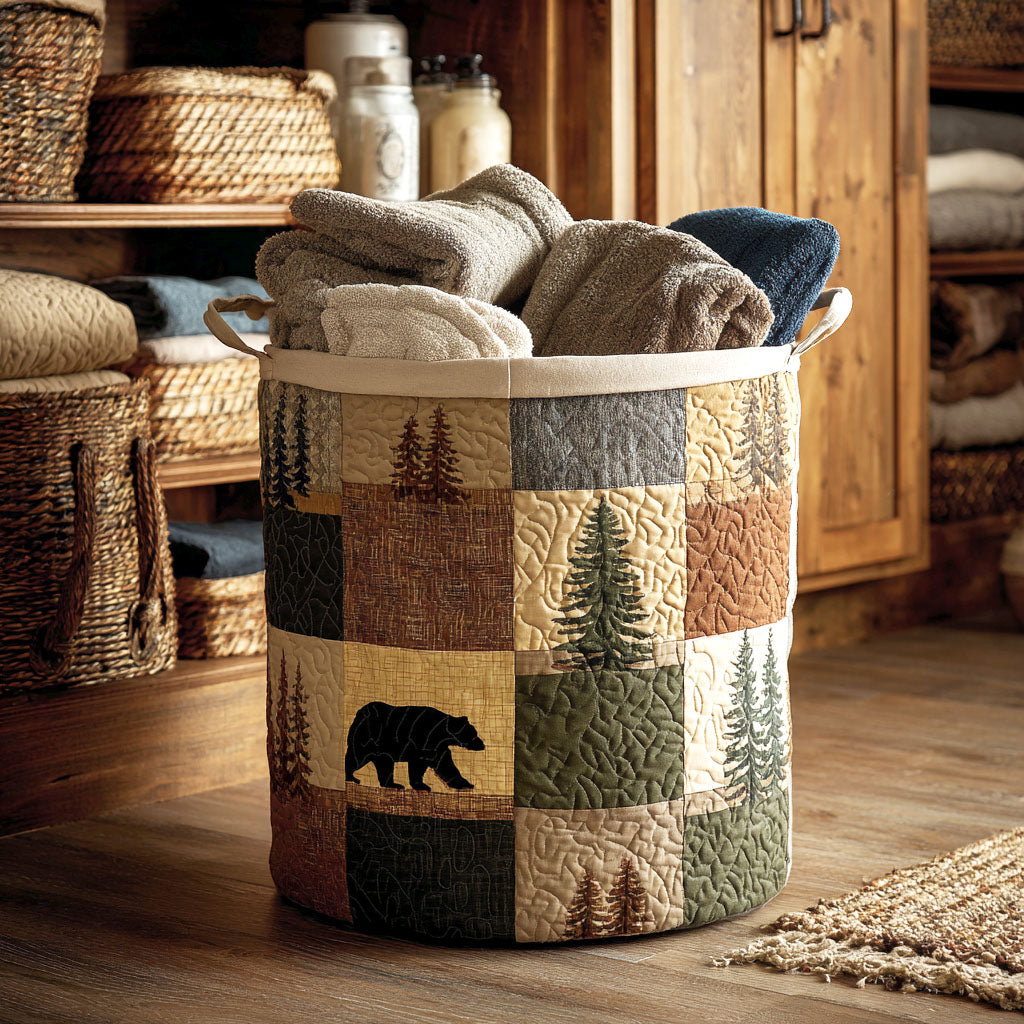 Cesta para la Ropa Willow | Estampado Bosque Encantado