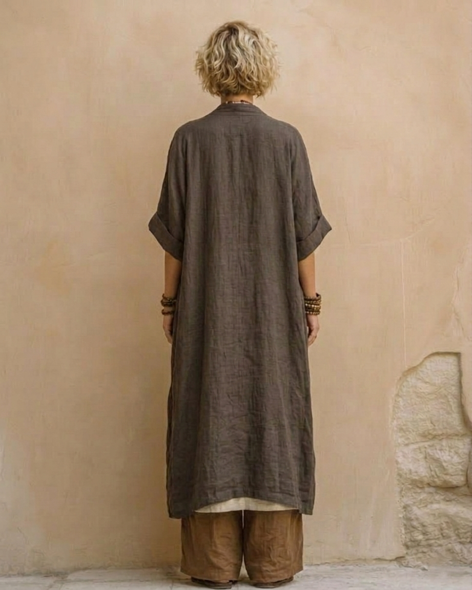 Completo donna tre pezzi bohemien taglio ampio stile nomade