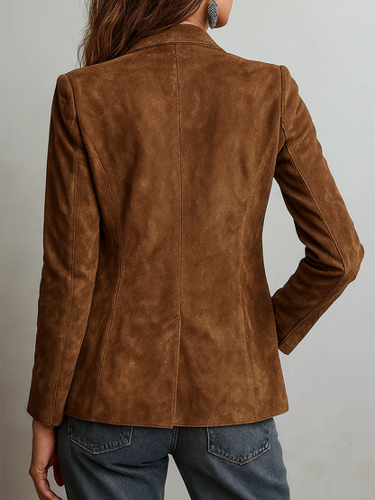 Blazer Vintage Donna Marrone