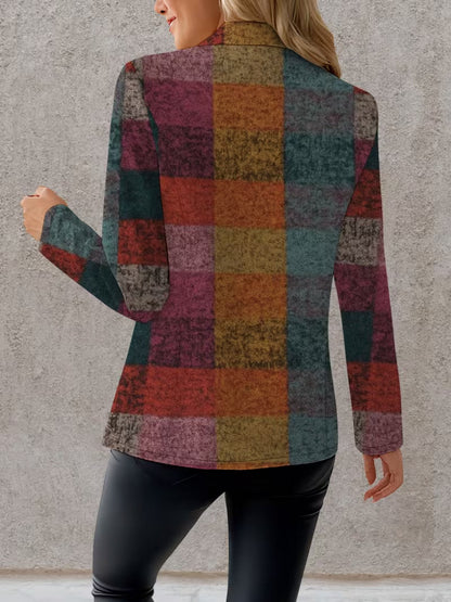 Gabriella™ | Blazer a Quadri Autunnale