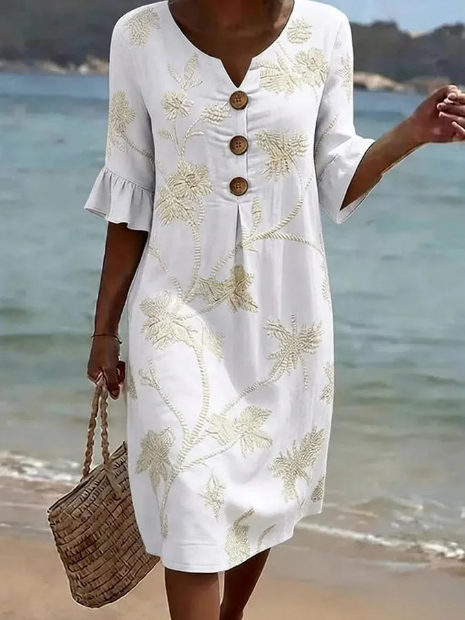 Fioralba | Abito Casual con Stampa Floreale