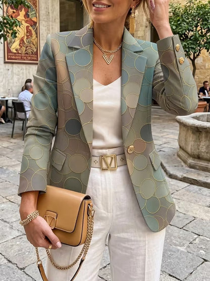 Margherita™ | Blazer a mosaico a pois