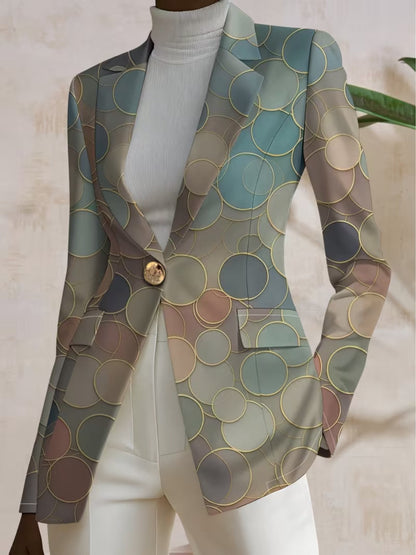 Margherita™ | Blazer a mosaico a pois