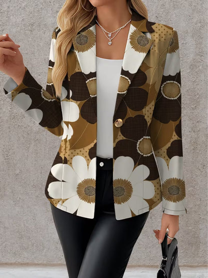 Claudia™ | Blazer con stampa margherita