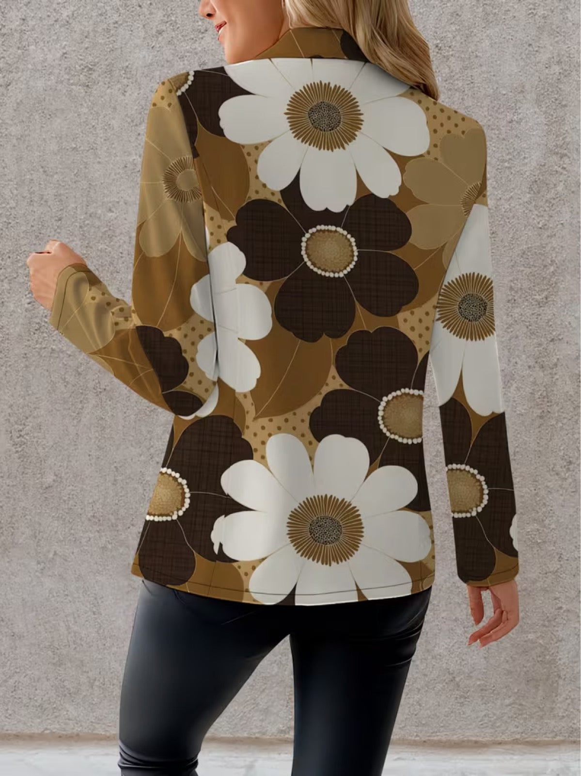 Claudia™ | Blazer con stampa margherita
