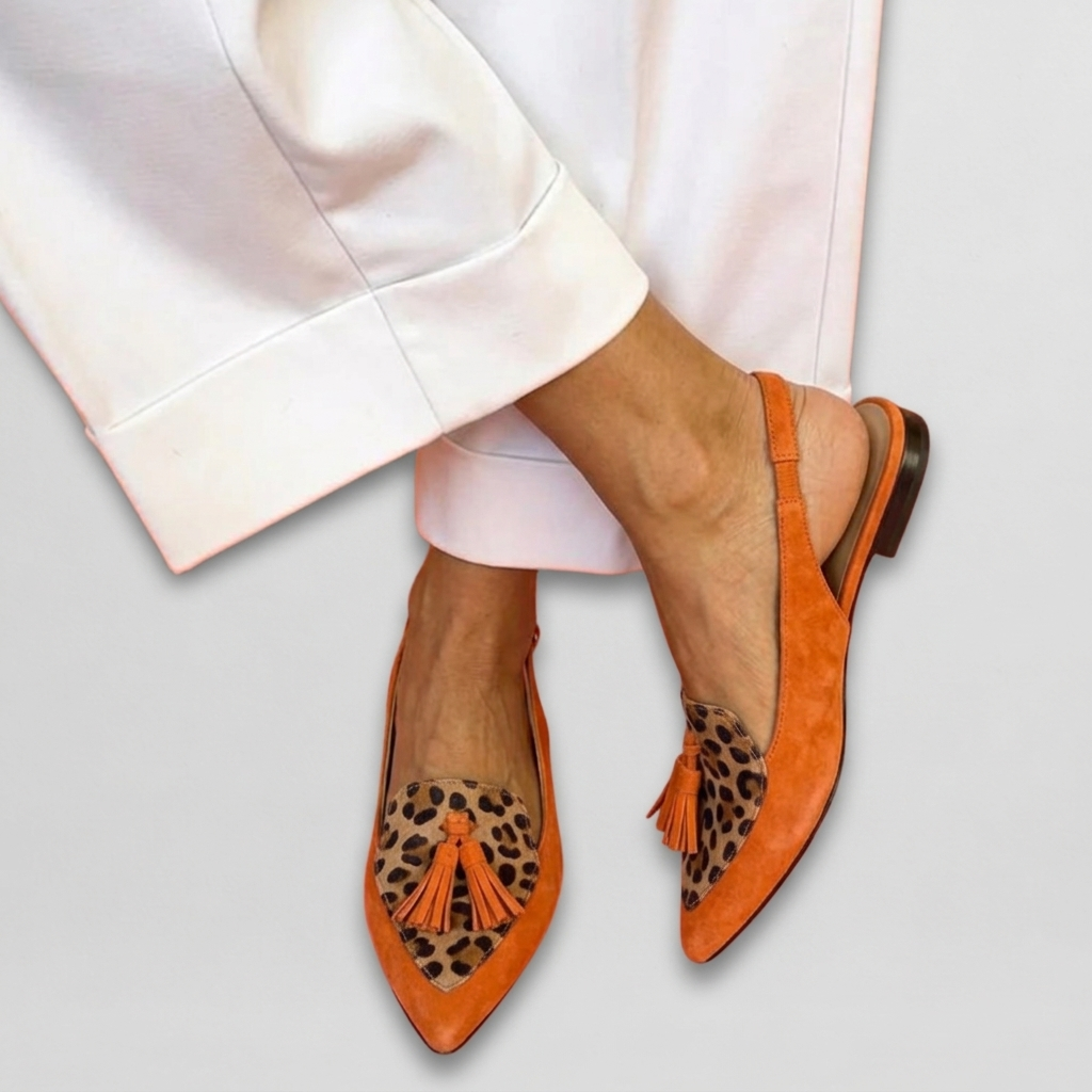 Elena – Sandalias con Tiras y Flecos