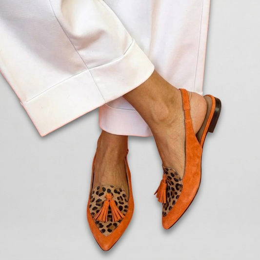 Elena – Sandalias con Tiras y Flecos