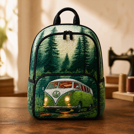 Mochila Acolchada Camper Vintage